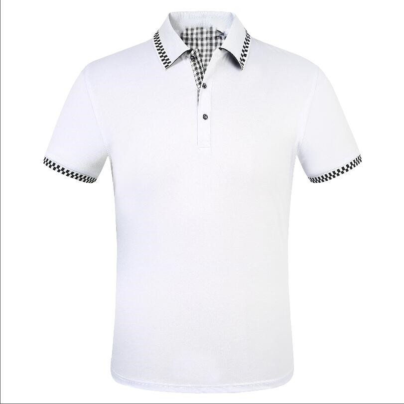 

designer stripe polo shirt t shirts snake polos bee floral embroidery mens High street fashion horse polo T-shirt, White;black