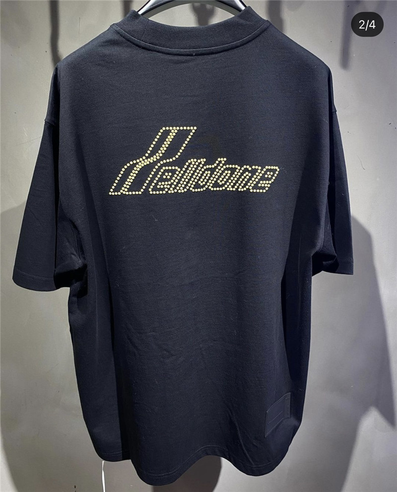 

2021 New Oversize We11done Yellow Pearl T-shirt Men Women 1:1 High Quality Welldone Tops Tee Short Sleeve Paj5