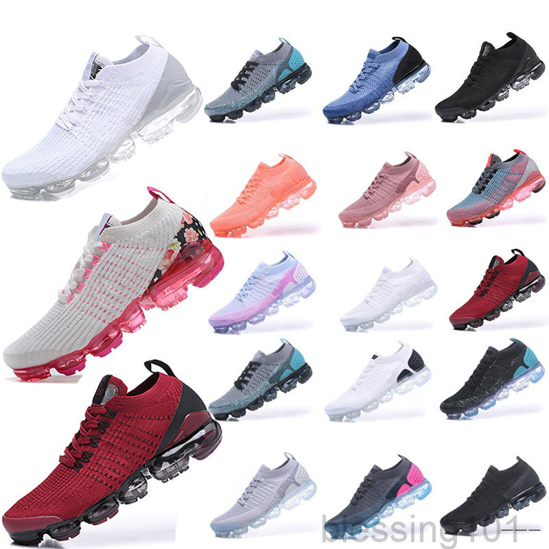 

New Fly 2.0 Knit 3.0 Vapourmax Casual Shoes Oreo Red Orbit Animal Pack Cushion Trainers For Men Women Outdoor Sports Sneakers Y333, Color 15