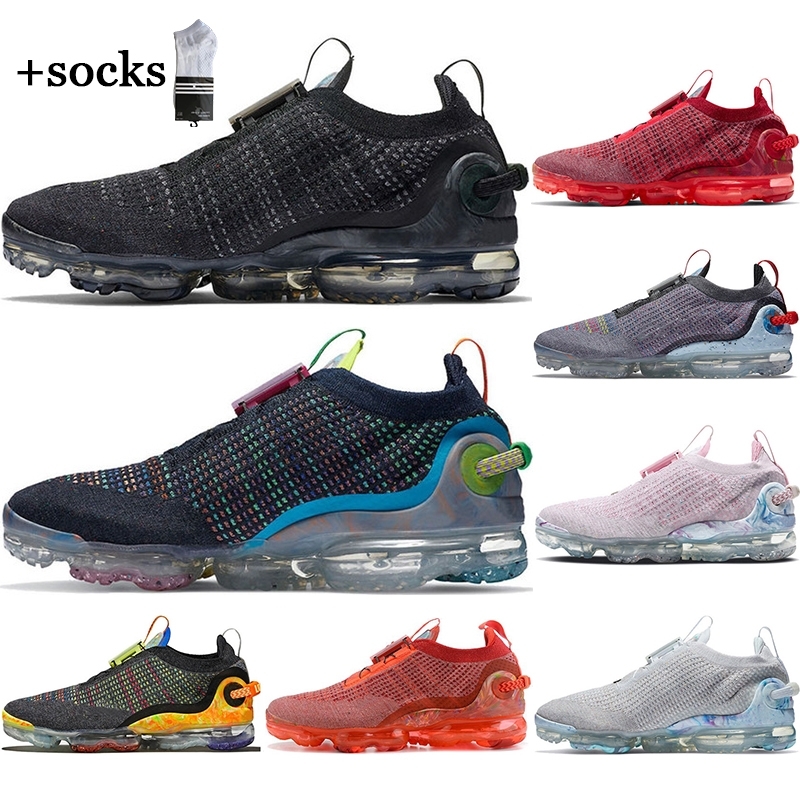 

With Free Socks 2021 Fk 2.0 Mens Running Shoes Dark Grey Deep Royal Blue Breathable Casual Mesh Women Sports Sneakers 36-45, C1 dark grey 36-45