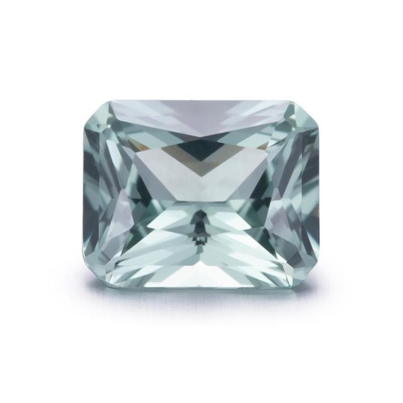 

Other Messi Jewelry Lab Grown Green Sapphire Gemstone Octangle Czochralski Method 3#