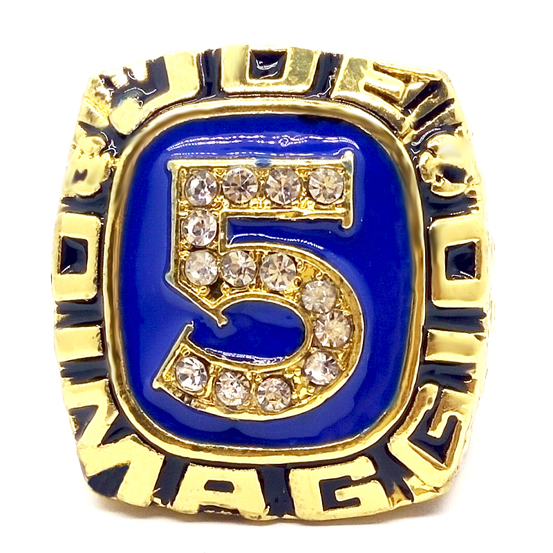 

Champion team ring player's personal commemorative ring with number 5