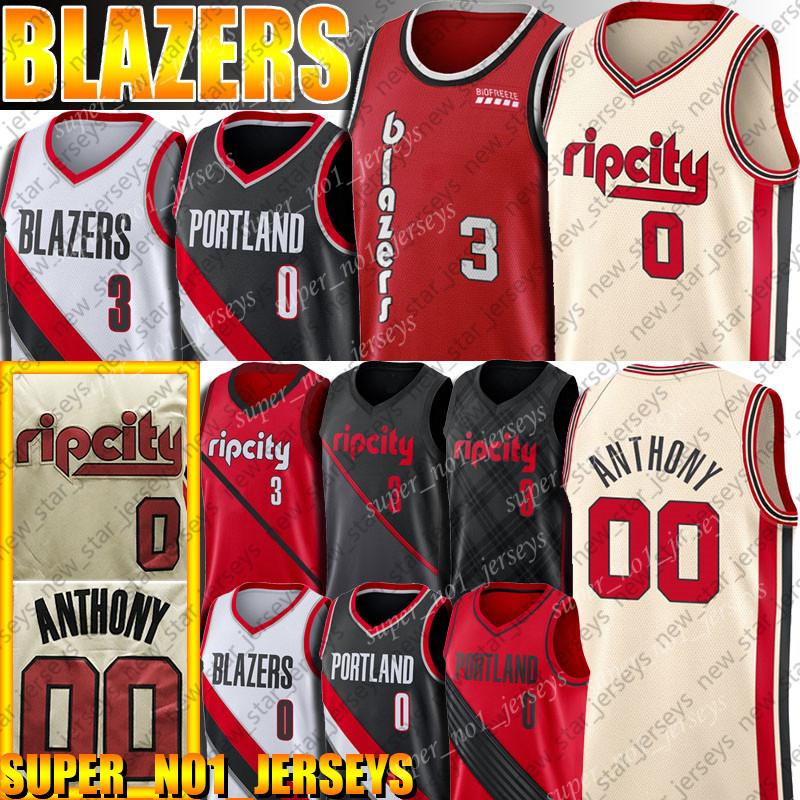 

Portland Trail Blazers Jersey Damian Blazer Lillard Jersey Carmelo 00 Anthony Jerseys Basketball City Edition Jersey zxcb5ax, Black;red