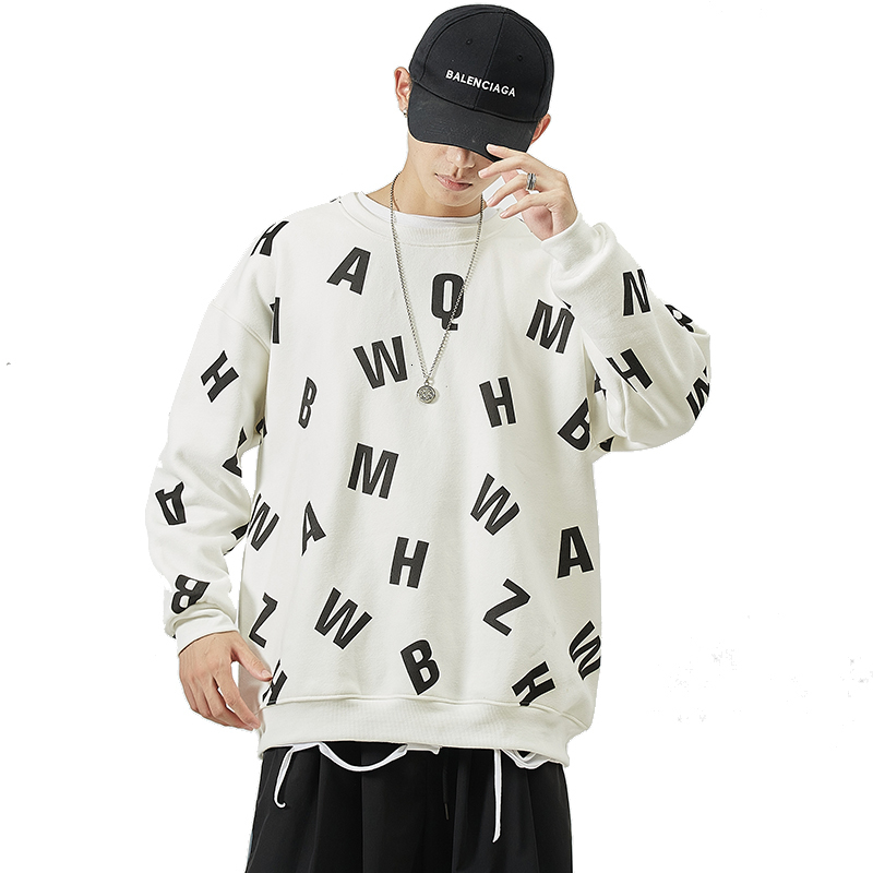 

2021 New Autumn Spring Striped Blue Black White Tshirt Top Tees Brand Fashion Clothes Plus Size M-5xl o Neck Long Sleeve t Shirt Men's Unje, Wy69 b