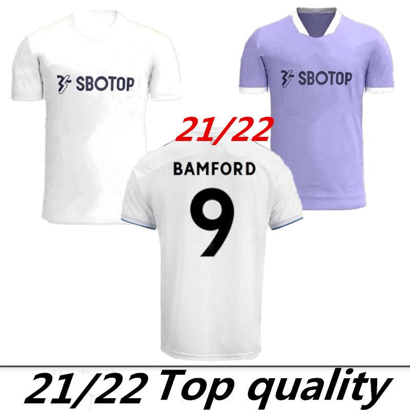 

21 22 Leeds United soccer jersey HARRISON 2021 T ROBERTS HERNANDEZ COSTA BAMFORD ALIOSKI CLARKE 2022 football shirt, Black