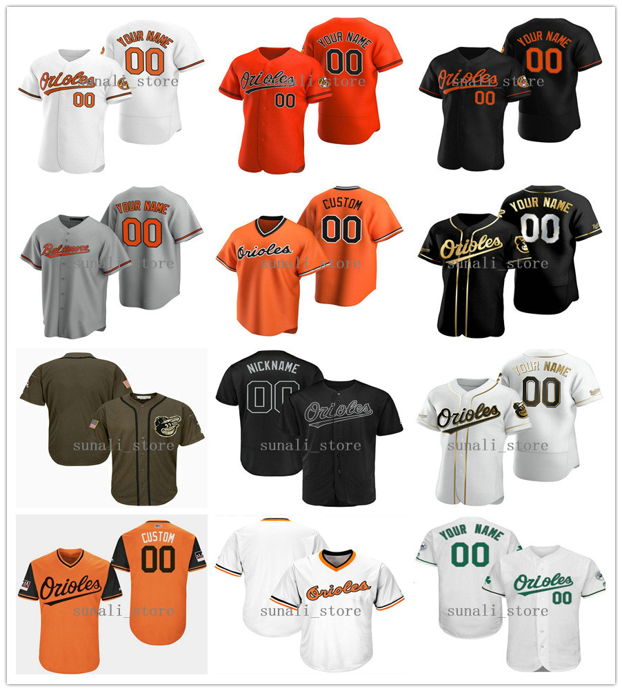 

Stitched Shawn Armstrong Dean Kremer Richie Martin John Means Ryan Mountcastle Cedric Mullins DJ Stewart Cole Sulser Jahmai Jones Jerseys, Men black