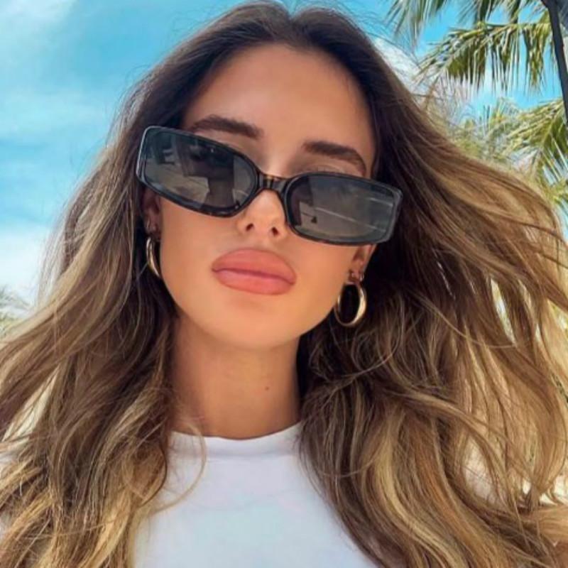 

Sunglasses 2021 Leopard Square Women's Cool Fashion Trend Glasses For Women UV400