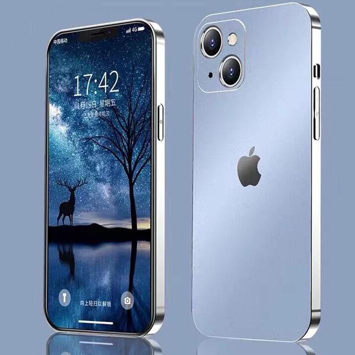 iPhone13 13pro 13promax 13 mini 12 12promax 12 mini matte electroplating phone case Full Covered Protective Case iPhone 11 11pro XS XR case cover-image-728150941