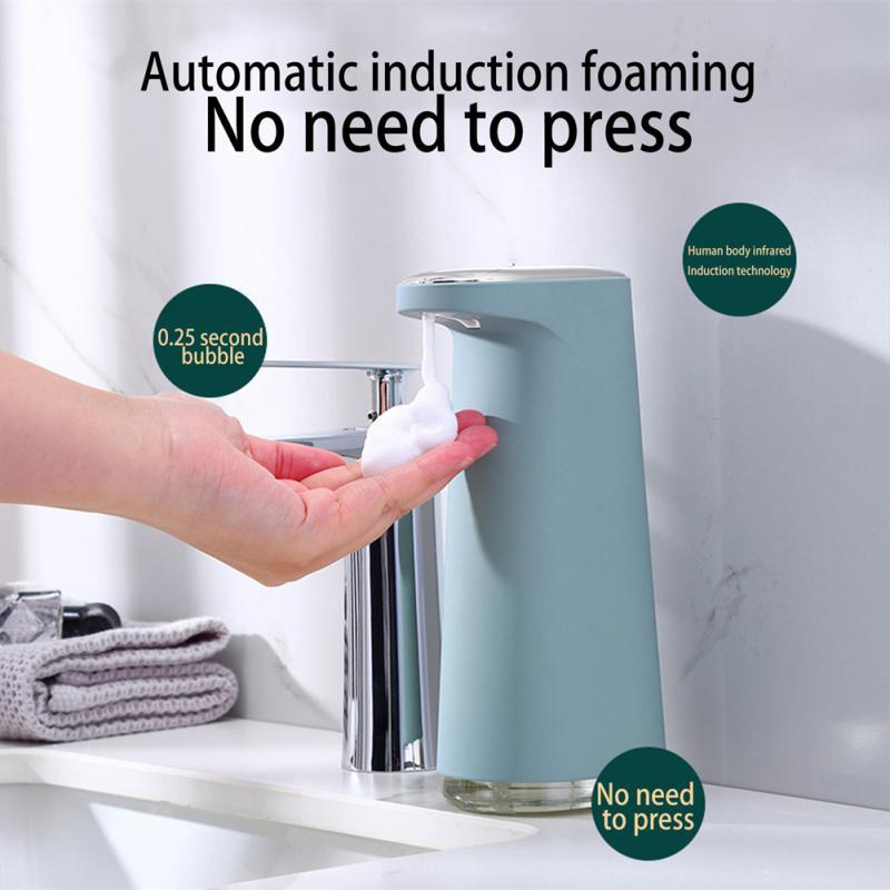

Liquid Soap Dispenser Automatic USB 450ml Non-contact Smart Sensor Foam Hand Sanitizer Kitchen Bathroom Accessories