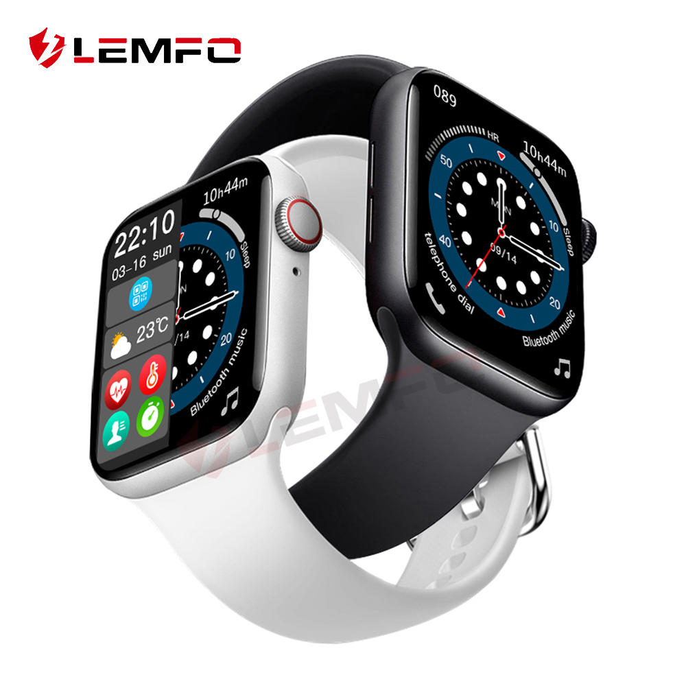 

LEMFO IWO W37 Smart Watch Men Bluetooth Call Smart Watch Women DIY Watch Face PPG ECG Smartwatch 2021 VS HW22 IWO W46 IWO 14g, White