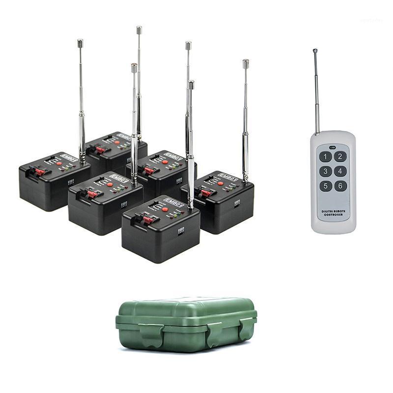 

Party Decoration 6 Cue Remote Wireless Control Pyro Firing System Cold Fireworks Fountain For Wedding Stage
