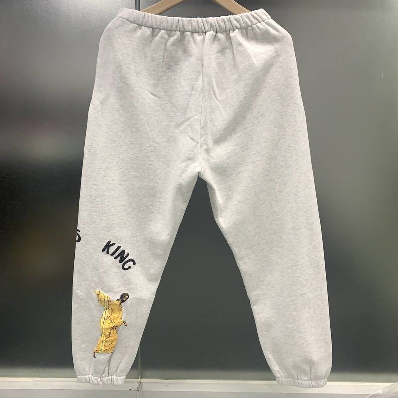 

2021 New Kanye West Men Women Hip Hop Veet Pants High Quality Casual Fashion Jesus Is King Sweatpants 4ucu, White