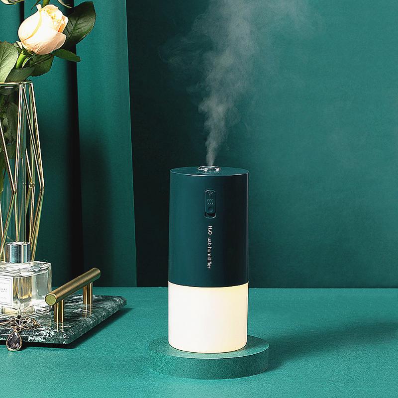 

Humidifiers 300ml Wireless Humidifier Aromatherapy Diffuser 1200mAh Battery Mini Essential Oil Aroma Car Rechargeable