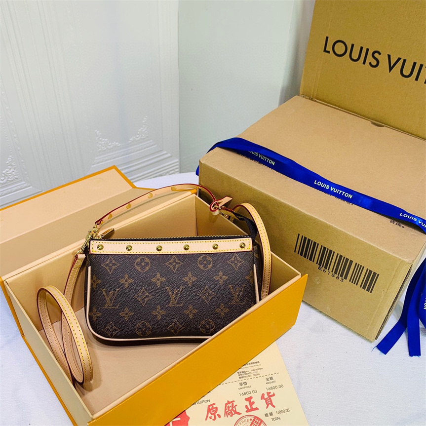 

Louis Vuitton Original High Quality Fashion Designer Luxury Handbags Purses VINTAGE Bag Women Brand Classic Style Genuine Leather Shoulder Bags, Box