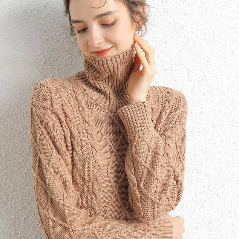 

2021 New Malha l Cashmere Merino De Es Dimenses 1d6i, Khaki