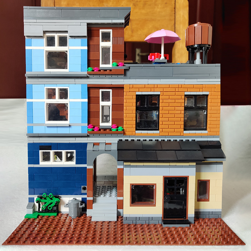 

LEPIN 15011 Creator Expert Modular Detective's Office Buildings Blocks 2262pcs Bricks Toys Christmas Gift 10246 Model Kit