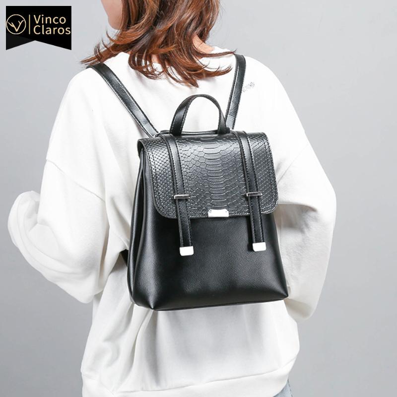 

Designer PU Leather Backpack Travel Luxury Alligator Women Back Pack Purses High Quality Large Capacity Bags In 30cm Waterproof, White