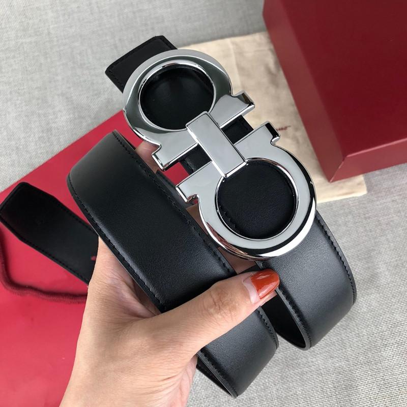 

men designers belts womens mens Fashion casual business metal buckle leather belt for man woman width 3.4cm with box y6djidji