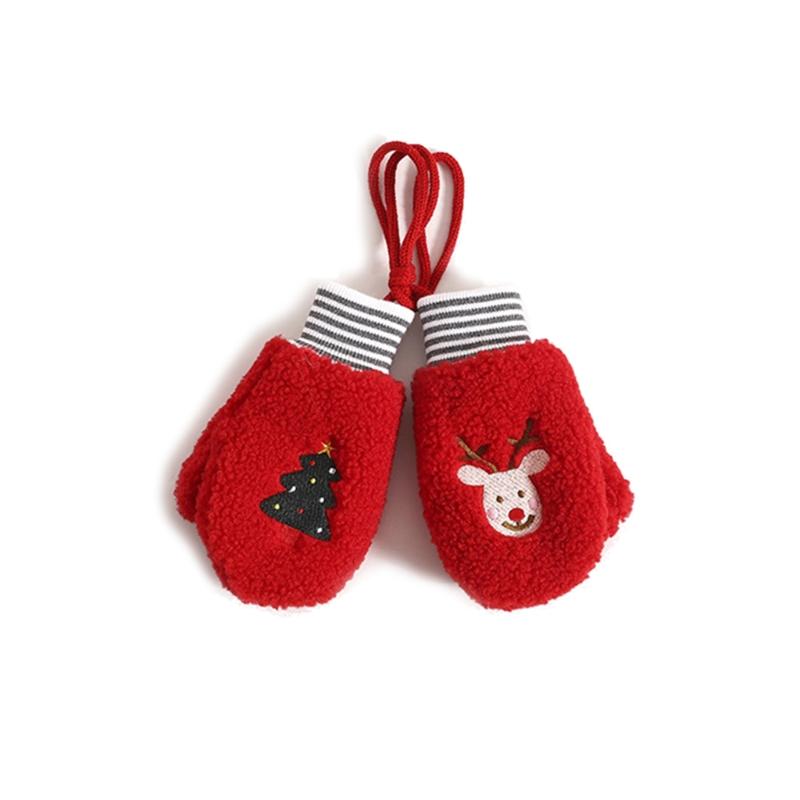 

Caps & Hats Infant Toddler Baby Christmas Plush Hat Scarf Gloves Cartoon Reindeer Antlers Winter Warm Boys Girls Earflap Beanie Cap For A2UB