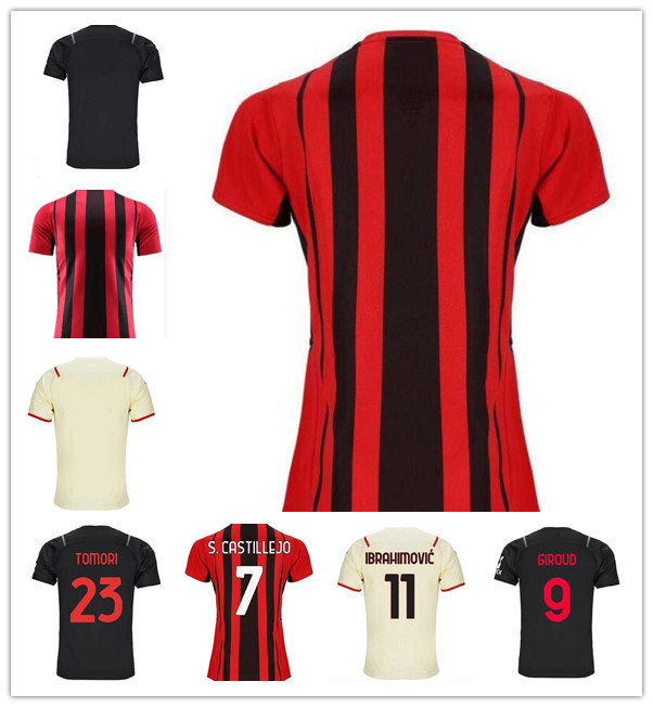 

2022 2023 soccer jerseys 22 23 IBRAHIMOVIC BRAHIM GIROUD TONALI THEO BENNACER REBIC LEAO ROMAGNOLI football jersey shirts uniform, 3rd fans