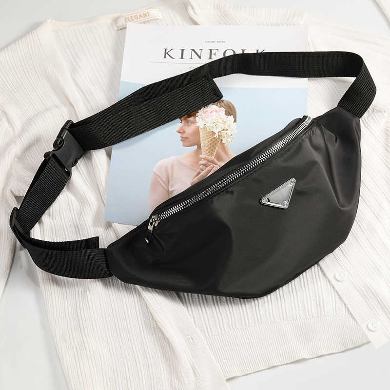 

Women Designer Waist Bag Ladies Fashion Fanny Pack Travel Money Phone Chest Banana Female Bum Belt s Handbag Purse 210610, Beige
