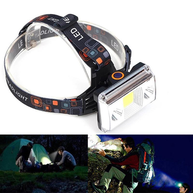 

1000LM COB 2XPE LED Headlamp USB Charging Headlight Tactical 4-Mode Bicycle Hunting Head Light Outdoor Hiking