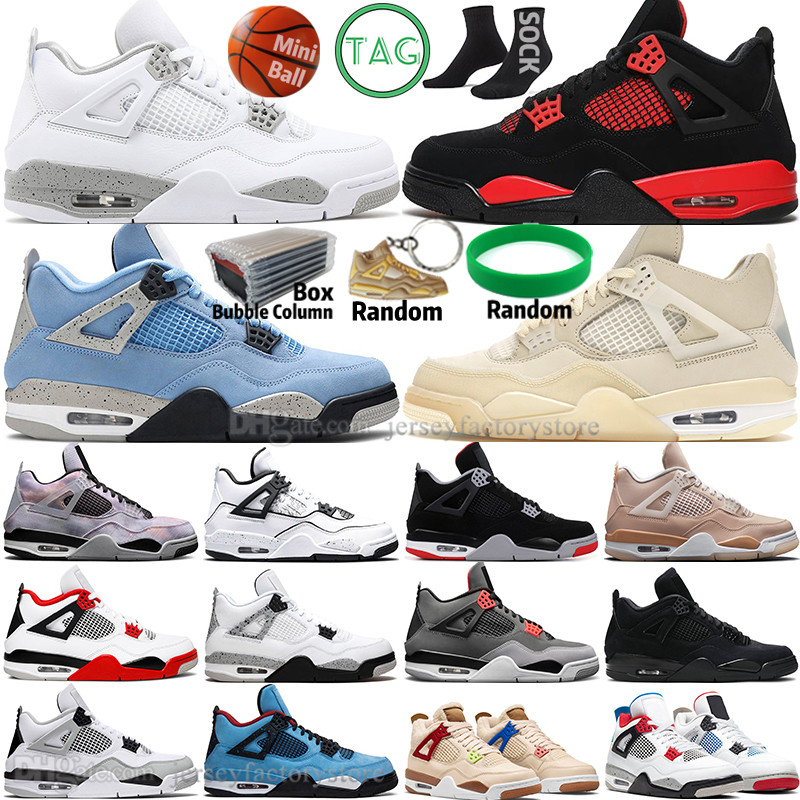 

Oreo Sail Black Cat 4 4s Mens Basketball Shoes University Blue Fire Red Thunder White Cement Bred Taupe Haze Purple Metallic Grey Men Sports Women Sneakers Trainers, #01