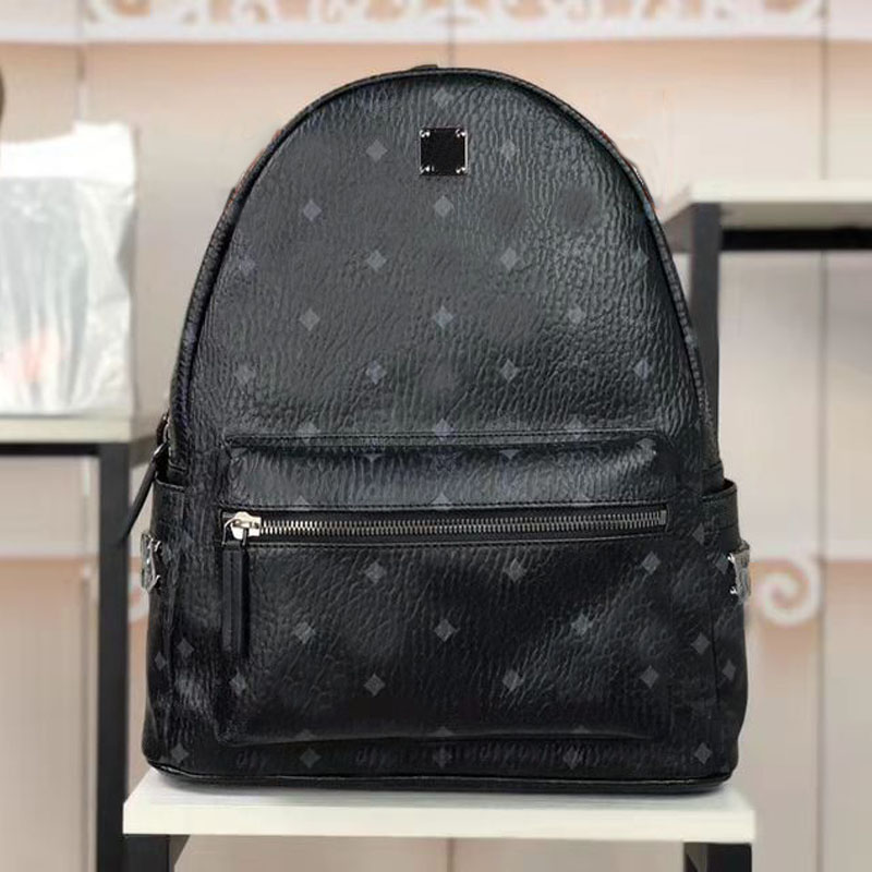 Mini Diagonal Backpack Travel Waterproof Printed Mini Backpacks Unisex Letter Genuine Leather Sequins Zipper Soft Satchels Compartment Women Fashion