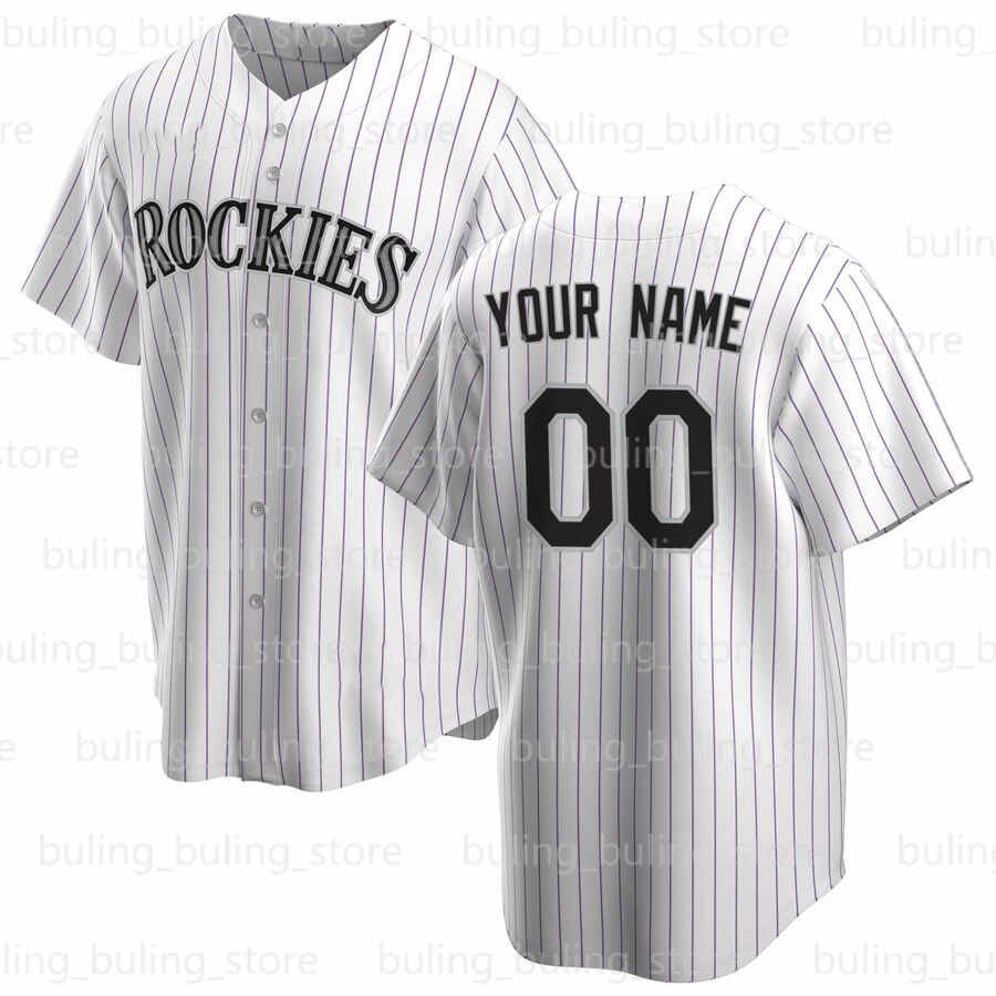 

2021 New Colorado Jersey Daniel Murphy Trevor Story Charlie Blackmon Ian Desmond Raimel Tapia Todd Helton Larry Walker Yonathan Daza jersey, Blue;black