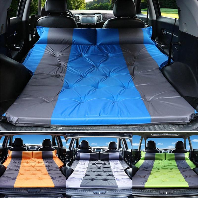 

Other Interior Accessories 75D Polyester Pongee Fabric Car Camping Auto Air Mattress Inflatable Blow Up Bed Travel Cushion Mat