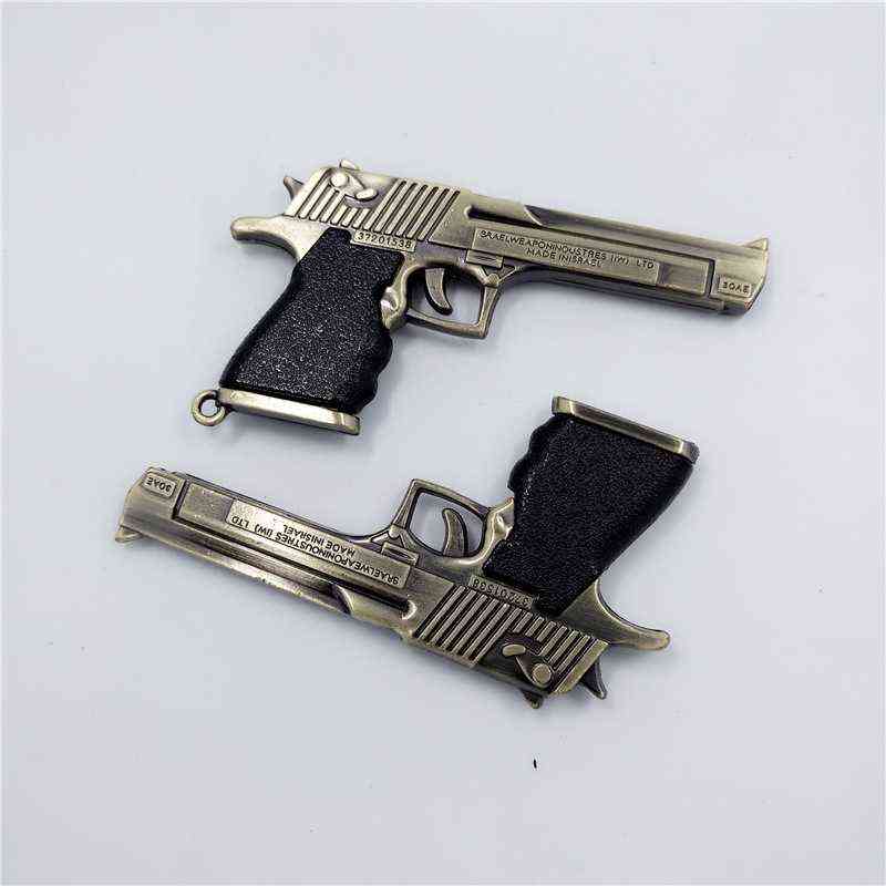 

gun soldier alloy model metal handicraft simulation pistol customized weapon toy accessories