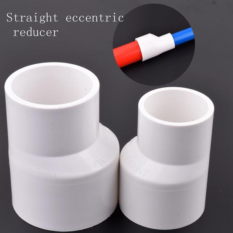 

20/25/32/40/50/63mm PVC Straight eccentric reducer Connectors Water Pipe Adapters Fish Tank Tube Joint Garden Irrigation Fitting