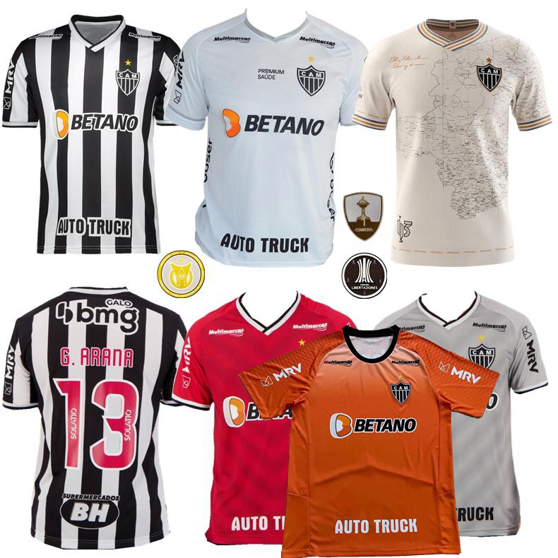 

2021 2022 Atletico Mineiro Soccer Jerseys GUGA G.ARANA VARGAS M.ZARACHO Jersey home away 3rd 21 22 football shirt, Red