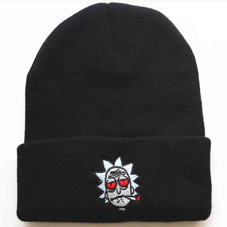 Chapeaux casquettes populaires fumer vieil homme automne et hiver ski de laine rick mory pull chaud chaud tricoté