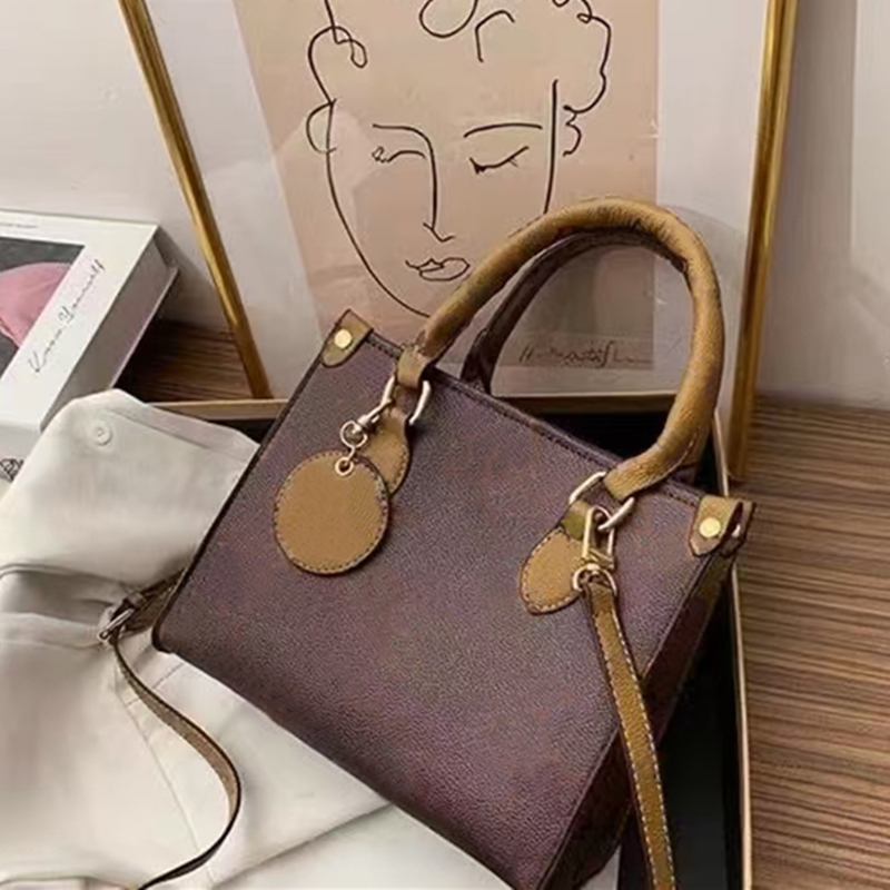 

vintage print onthego totes lady handbags purse women fashion shoulder shopping bags designer crossbody bag m45321