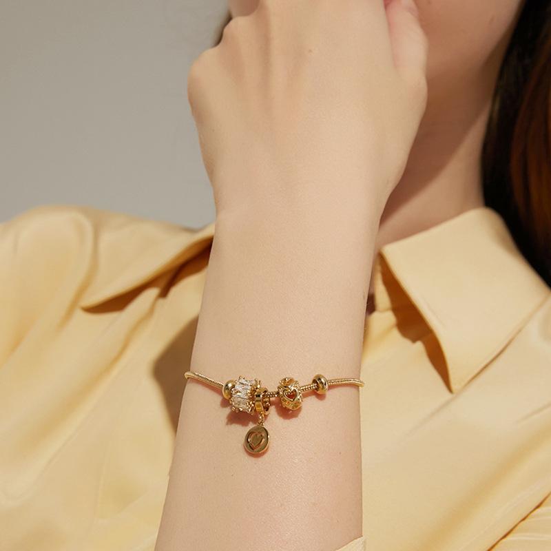 

Charm Bracelets Fashion Small Waist Love Adjustable Bracelet Simple Hand Accessories