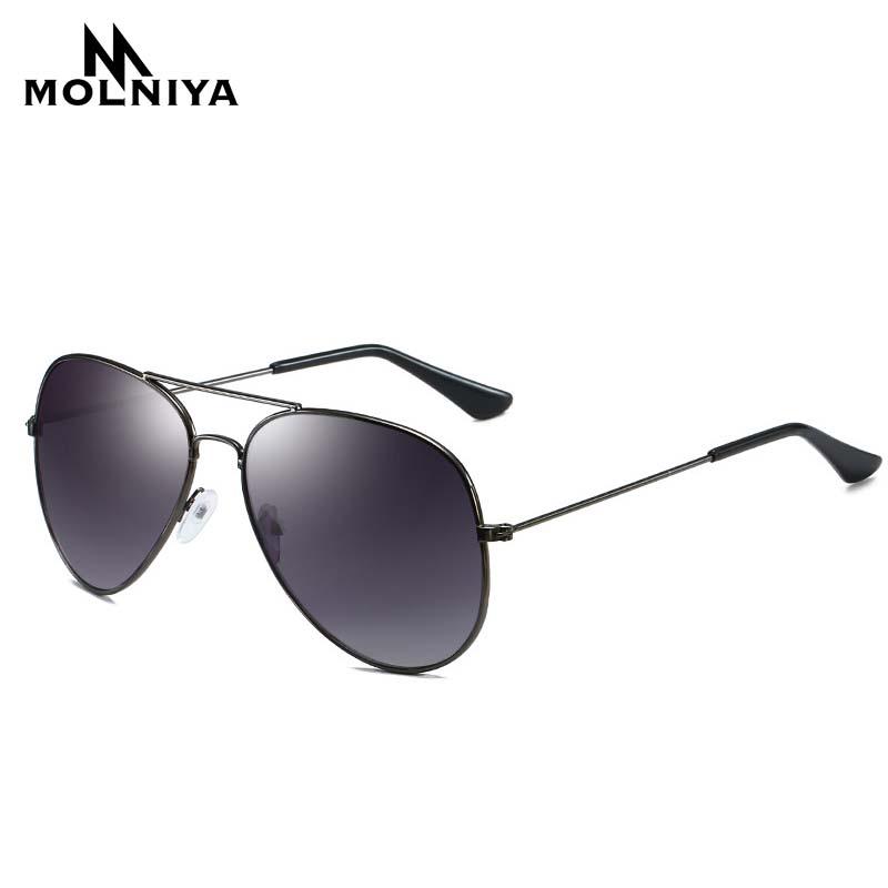 

Sunglasses MOLNIYA Fashion Pilot Women Vintage Female Glasses Frame Men Ladies Oculos