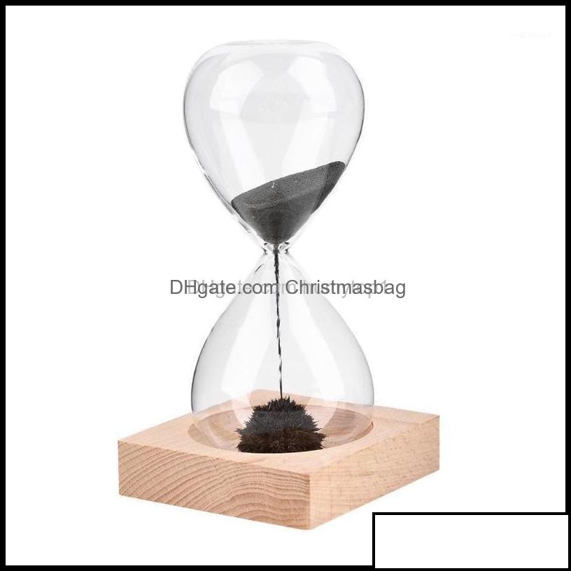 

Aessories Décor & Garden Other Aessories Clocks Gardenglass Hand-Blown Magnet Magnetic Ampheta Crafts Sand Clock Hourglass Timer Gift Home D