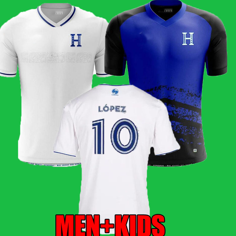 

República de Honduras Soccer Jerseys 2021 2022 home away white López CASTIllO GARCIA maillot COSTLY BECKELES LOZANO 7 IZAGUIRRE home Camisetas de Fútbol football shirt, Away+patch