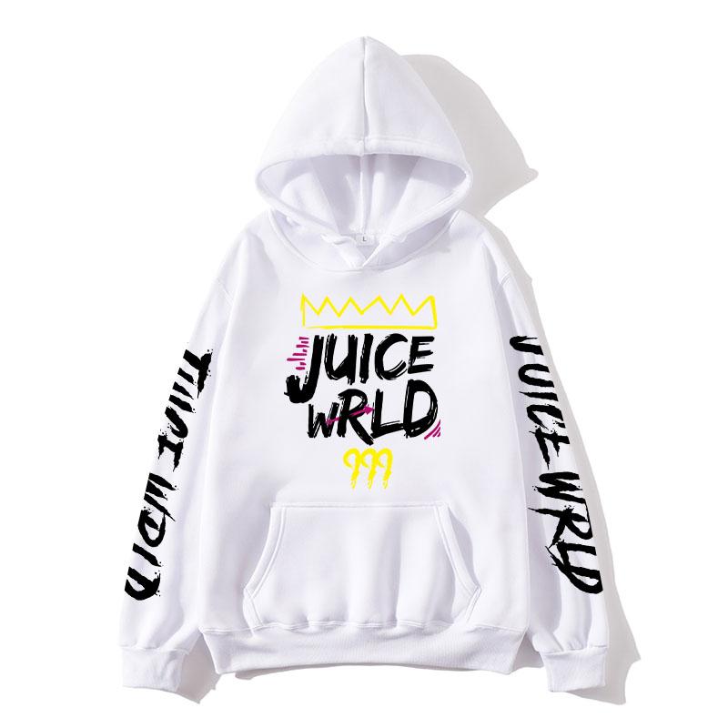 

Men' Hoodies & Sweatshirts Black And White J UICEWrld Hoodie Thread Sweatshirt Juice Wrld Juicewrld Trap Rap Rainbow Fault World