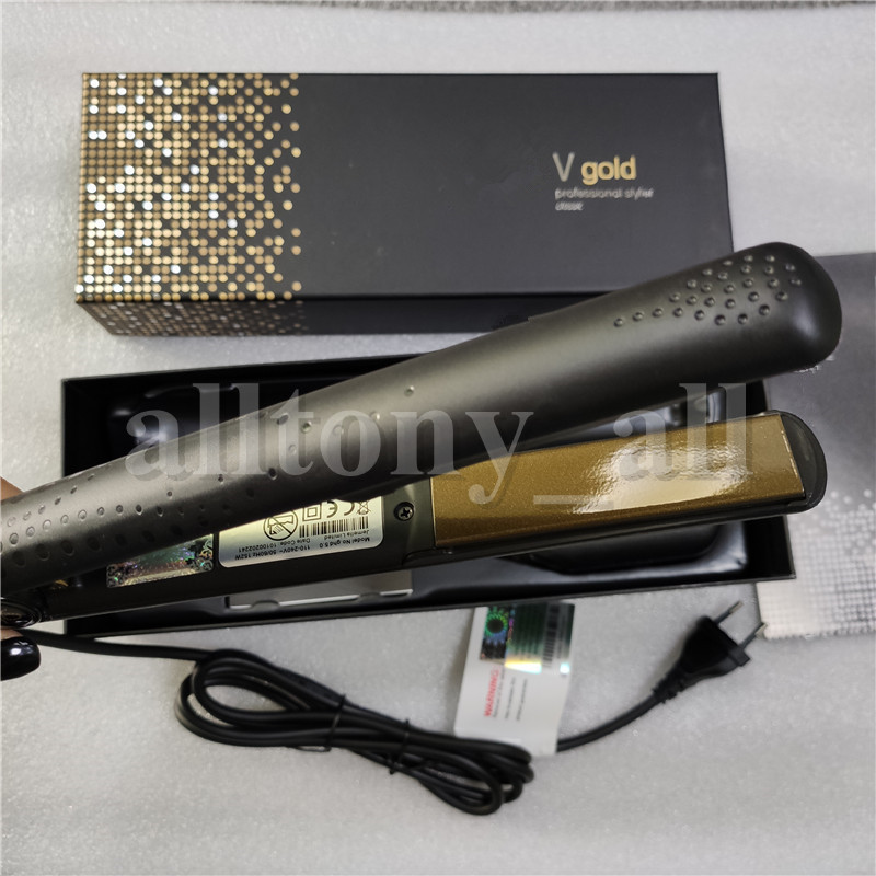 

V Gold Max Hair Straightener Classic Professional styler Fast Hair Straighteners Iron Hair Styling Infusion Steam Flat Iron