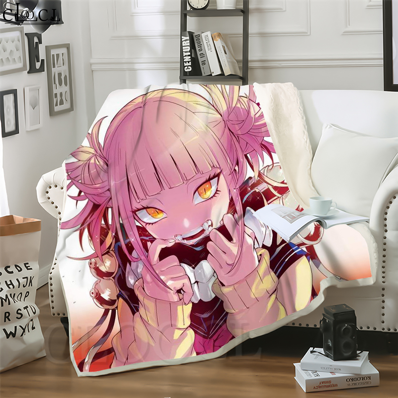 

CLOOCL Anime Ahegao Desire Girl 3D Print Hip-hop Style Conditioning Blanket Sofa Teens Bedding Throw Blankets Plush Quilt
