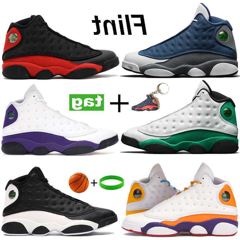 

Flint Shoes 40-47 running Mens lucky 13s reflective reverse he got game Basketball bred 13 Sneakers playground Sport Trainers green Tpwnx, Black