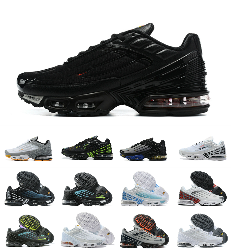 

Mens Tn 3 Plus Tuned III Running Shoes TNs Vast Parachute Crater Deep Royal Trainer Triple Black Wolf Grey White Aquamarine Blue Nebula Hyper Violet Obsidian Sneakers, Bubble package bag