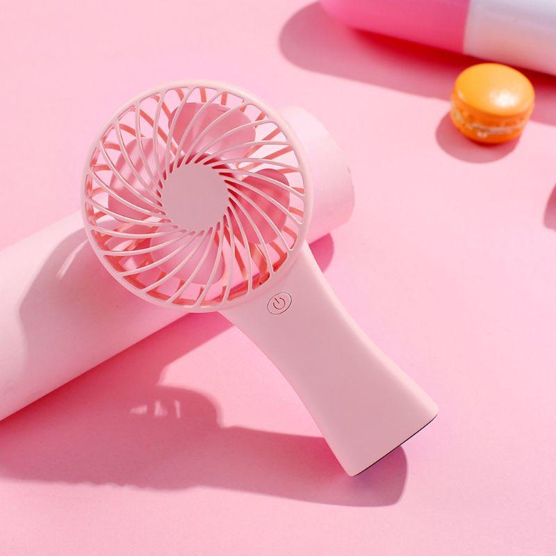 

Portable Handheld USB Rechargeable Mini Cute Fan 3 Modes Speed Fan Air Cooler P9YD