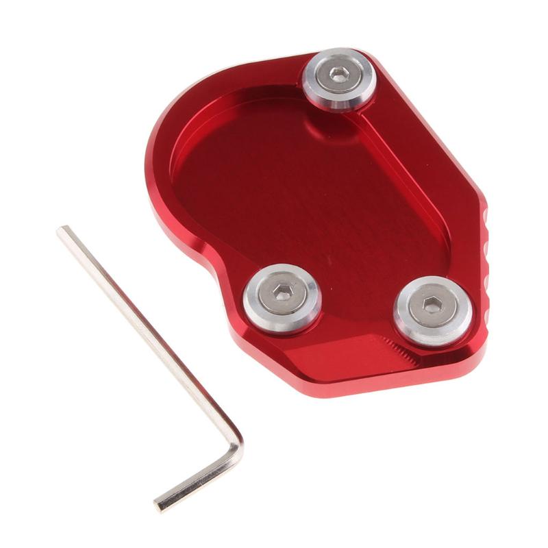 

Pedals 1pc Black Universal Motorcycle Plastic Side Stand Moto Bike Kickstand Non-slip Plate Extension For R NineT 2014-2021