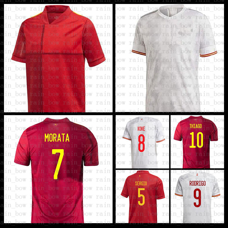 

Spain Soccer Jersey 2021 Football Shirt BUSQUETS maillot de foot M. LLORENTE MORATA KOKE GERARD THIAGO PEDRI F. TORRES RAMOS RODRI OLMO OYAR, Black;red