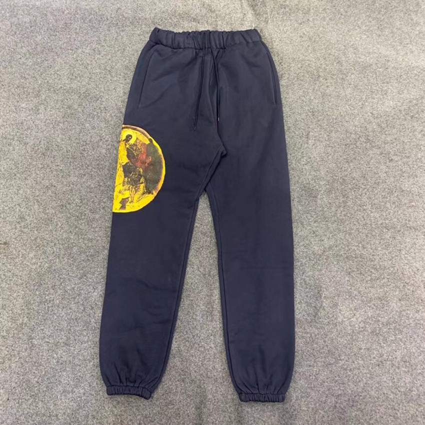 

2021 New Kanye Oeste o Mulheres Homens 1:1 De Alta Qualidade Jesus Rei Calas Com Cordo Corredores Sweatpants X3y2