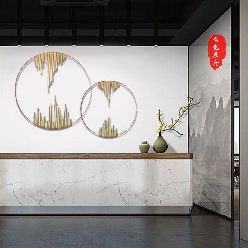 

Decorative Objects & Figurines Chinese Wrought Iron Wall Hanging Crafts Decoration Living Room Mural Ornaments Craftwork El Office 3D