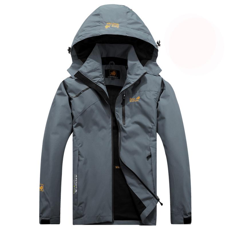 

Hunting Jackets 2021 Waterproof Hiking Jacket Windbreaker Men Women Climbing Camping Clothes Outdoor Sport Rain Coat Large Size, Men black